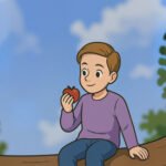 The Boy And The Apple Tree