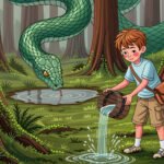 Tommy and the Thirsty Giant Snake