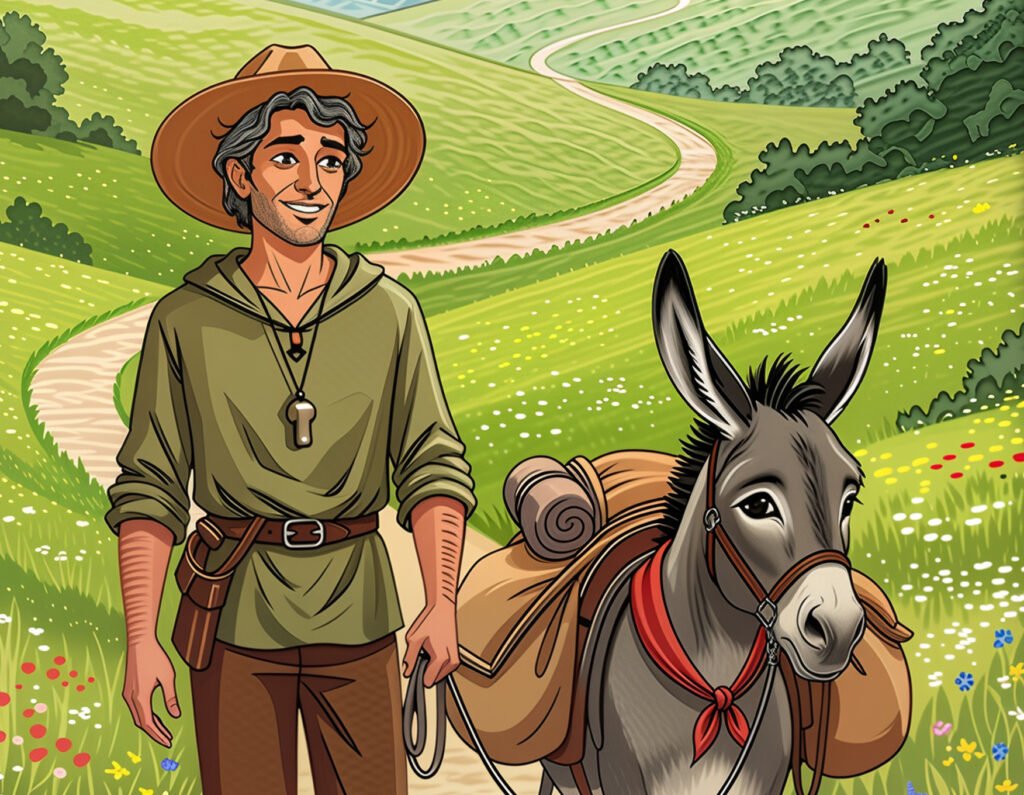 The Donkey and the Magic River