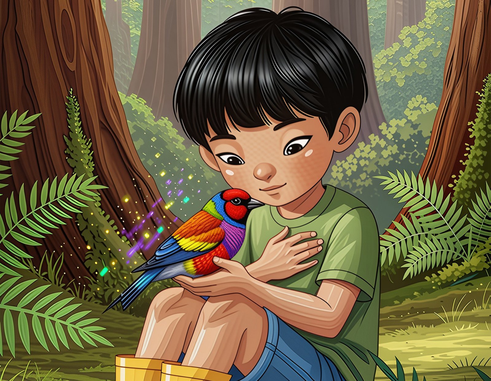 Timo and the Rainbow Wing